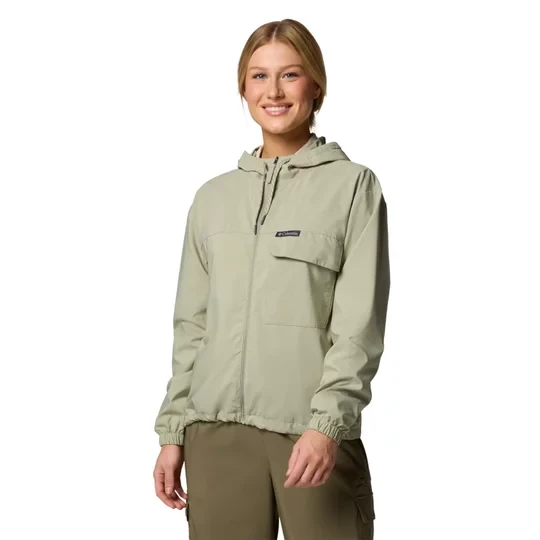Zdjęcie produktu Columbia Skien Valley Hooded Light Jacket 2124283348, Damskie, Zielone, kurtki, poliester, rozmiar: S