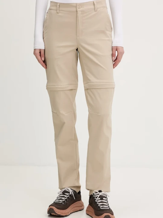 Zdjęcie produktu Columbia spodnie trekkingowe damskie Leslie Falls brązowy