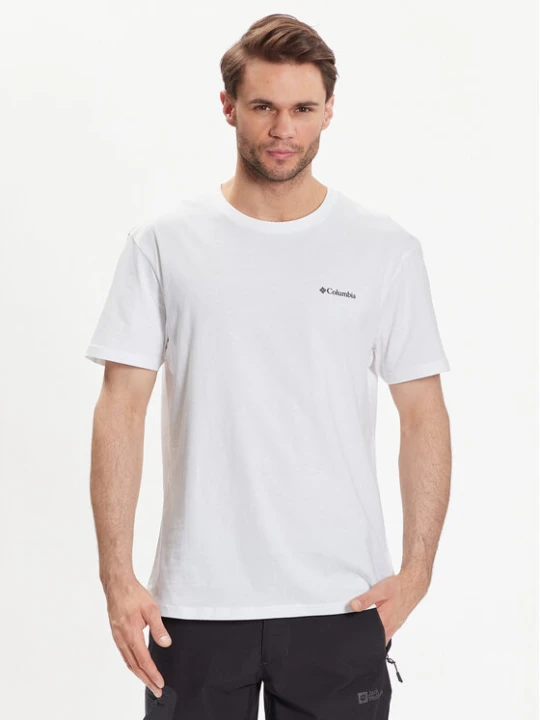 Zdjęcie produktu Columbia T-Shirt Basic Logo 1680053 Biały Regular Fit