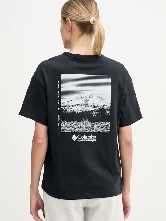 Zdjęcie produktu Columbia t-shirt bawełniany CSC czarny