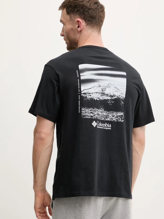 Zdjęcie produktu Columbia t-shirt bawełniany CSC czarny