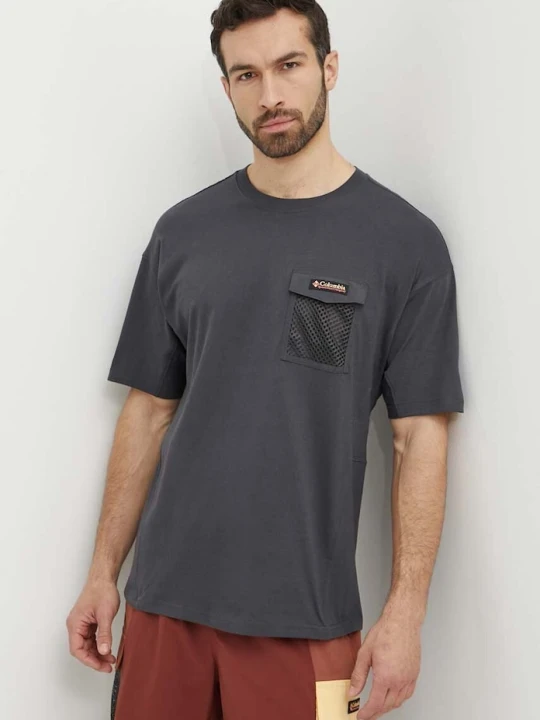 Zdjęcie produktu Columbia t-shirt bawełniany Painted Peak szary