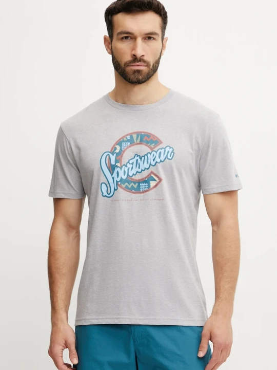 Zdjęcie produktu Columbia t-shirt bawełniany szary