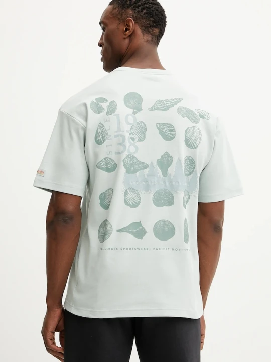 Zdjęcie produktu Columbia t-shirt CSC Heritage turkusowy