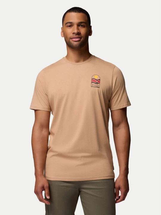 Zdjęcie produktu Columbia T-Shirt Explorers Canyon™ 2036451 Beżowy Regular Fit