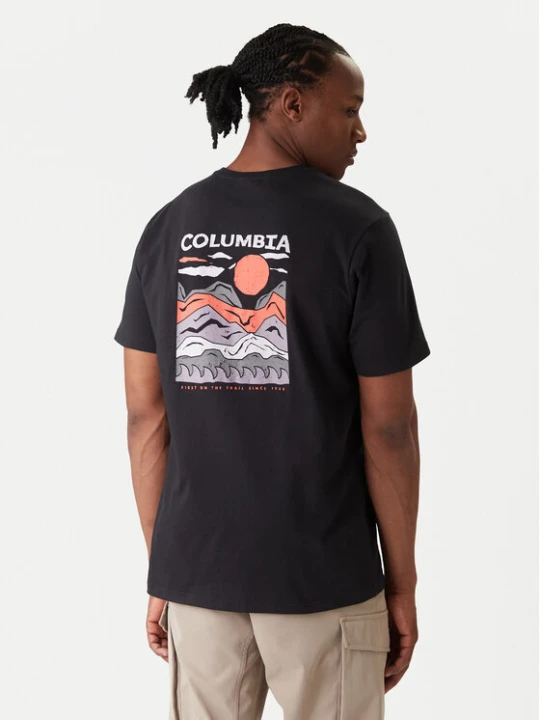 Zdjęcie produktu Columbia T-Shirt Explorers Canyon™ 2036451 Czarny Regular Fit