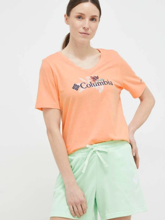 Zdjęcie produktu Columbia t-shirt pomarańczowy