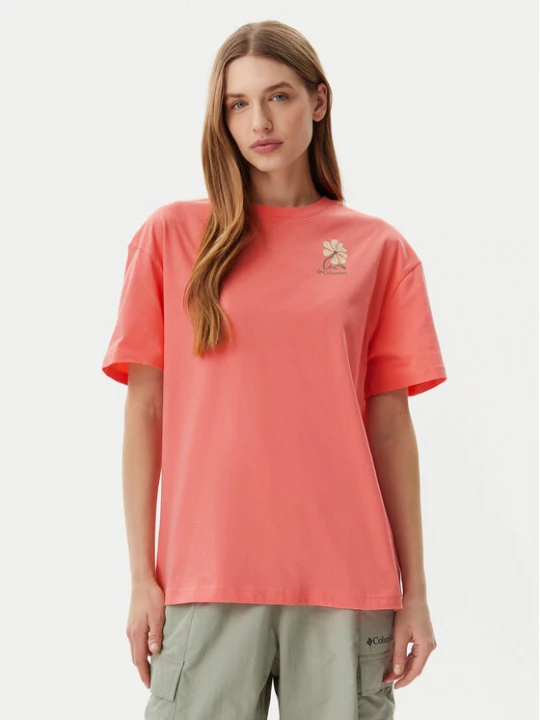 Zdjęcie produktu Columbia T-Shirt Rolling Bend™ Graphic 2120031 Różowy Oversize