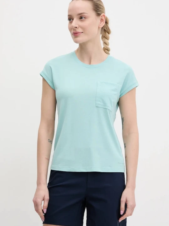Zdjęcie produktu Columbia t-shirt sportowy Boundless Trek turkusowy