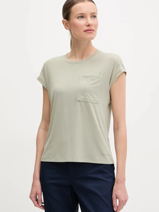 Zdjęcie produktu Columbia t-shirt sportowy Boundless Trek zielony