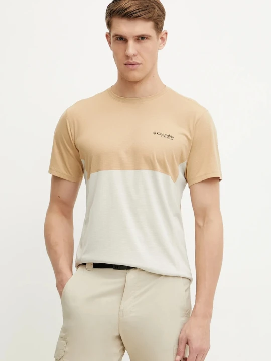 Zdjęcie produktu Columbia t-shirt sportowy Cirque River beżowy