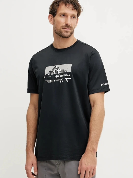 Zdjęcie produktu Columbia t-shirt sportowy Ice Lake czarny