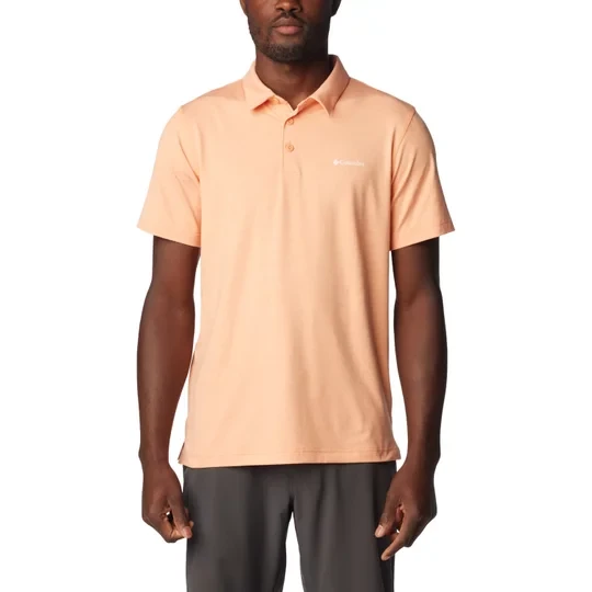 Zdjęcie produktu Columbia Tech Trail Polo Shirt 1768701882, Męskie, Pomarańczowe, koszulki polo, poliester, rozmiar: L