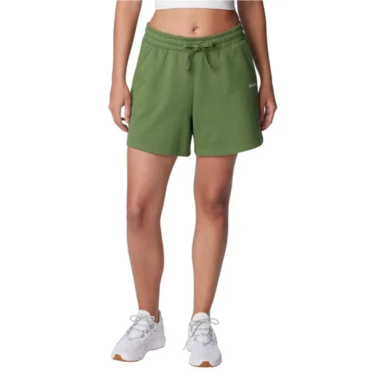 Zdjęcie produktu Columbia Trek French Terry Wmns Shorts 2032941352, Damskie, Zielone, spodenki, bawełna, rozmiar: L