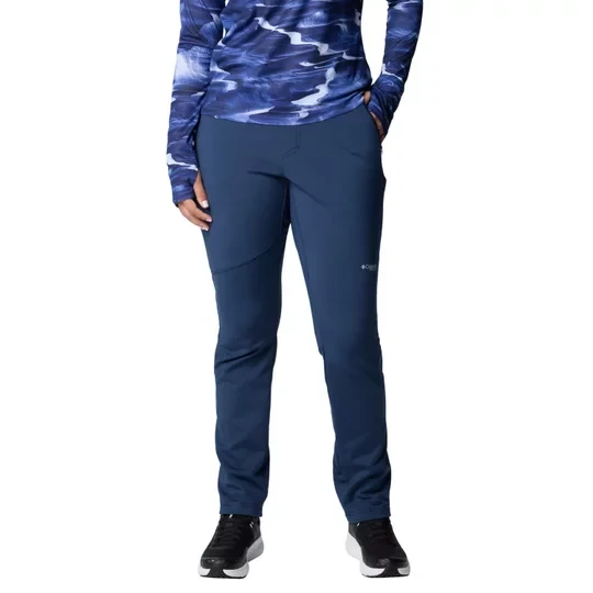Zdjęcie produktu Columbia Vest Canyon High-Rise Softshell Pant 2105831464, Damskie, Granatowe, spodnie, poliester, rozmiar: L