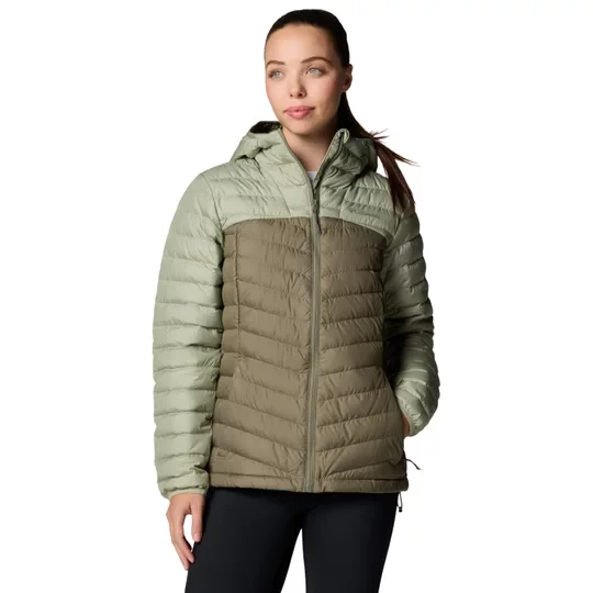 Zdjęcie produktu Columbia Westridge Hooded Down Jacket 2051265349, Damskie, Zielone, kurtki, poliester, rozmiar: L