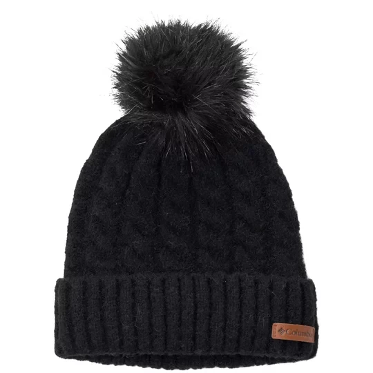 Zdjęcie produktu Columbia Winter Blur II Beanie 2137521010, Damskie, Czarne, czapki, poliester, rozmiar: One size