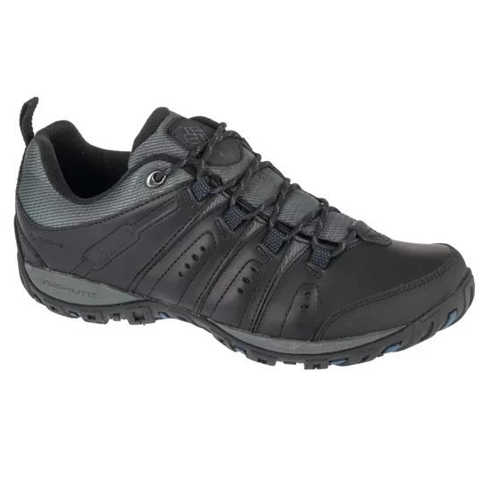 Zdjęcie produktu Columbia Woodburn II WP 1553001055, Męskie, Czarne, buty trekkingowe, skóra licowa, rozmiar: 41