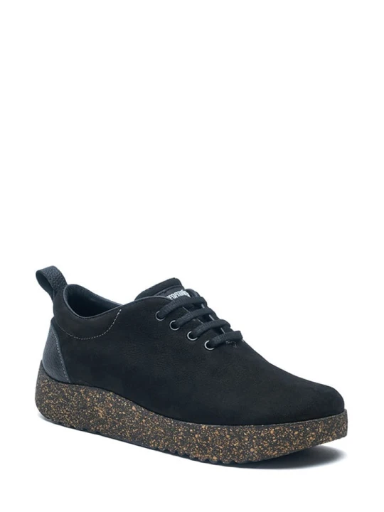 Zdjęcie produktu Comfortfusse Skórzane slippersy w kolorze czarnym rozmiar: 36