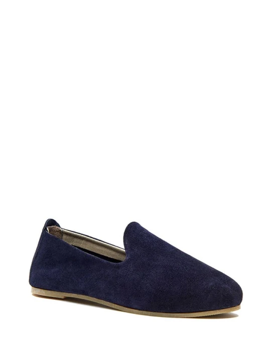 Zdjęcie produktu Comfortfusse Skórzane slippersy w kolorze granatowym rozmiar: 40