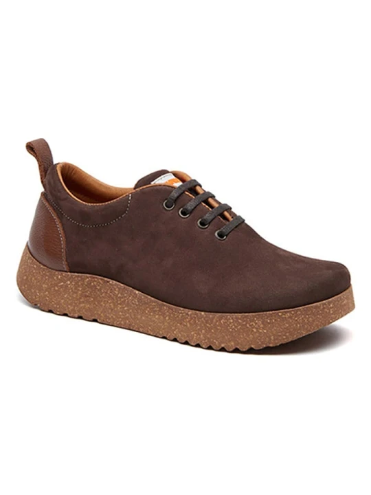 Zdjęcie produktu Comfortfusse Skórzane sneakersy w kolorze brązowym rozmiar: 36