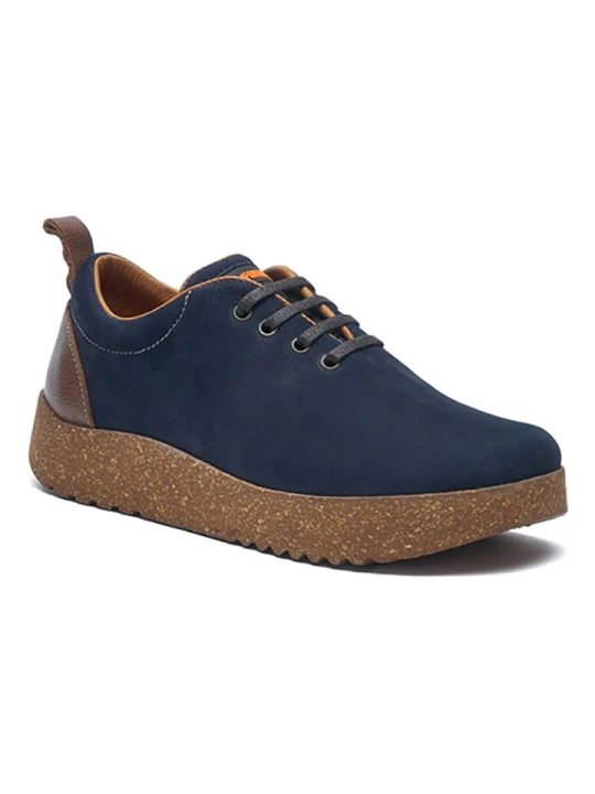 Zdjęcie produktu Comfortfusse Skórzane sneakersy w kolorze granatowym rozmiar: 42