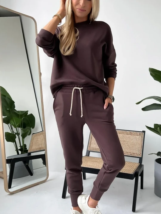 Zdjęcie produktu Comfy Komplet Light Choco-Spodnie XS ClothStore