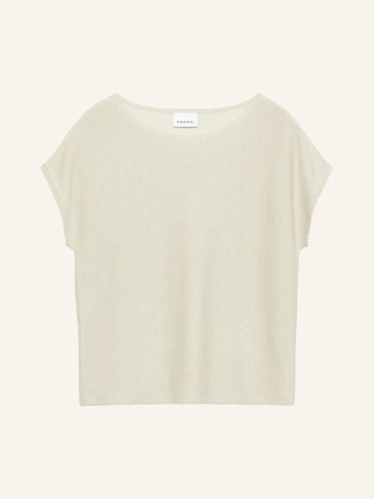 Zdjęcie produktu Comma Bluzka Z Dzianiny beige