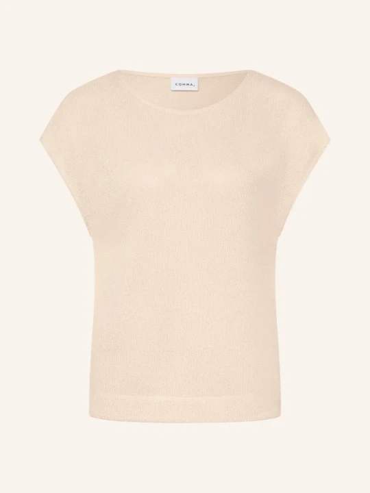 Zdjęcie produktu Comma Bluzka Z Dzianiny beige JASNOBRĄZOWY