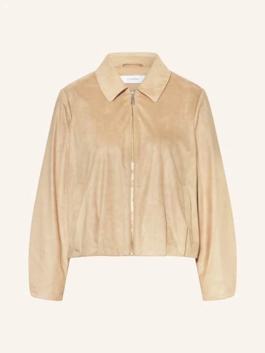 Zdjęcie produktu Comma Kurtka W Stylu Skórzanym beige JASNOBRĄZOWY