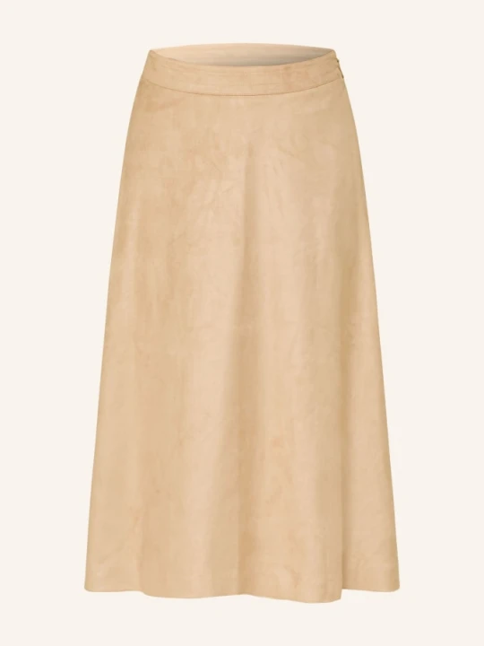 Zdjęcie produktu Comma Spódnica O Wyglądzie Skóry beige JASNOBRĄZOWY