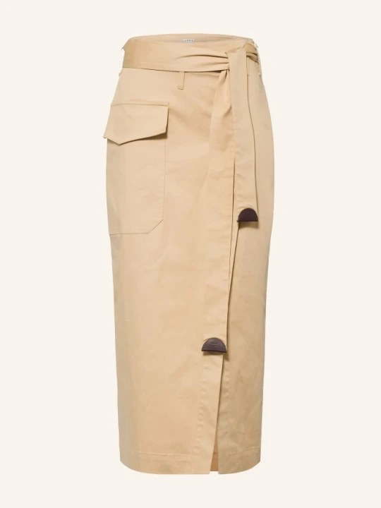 Zdjęcie produktu Comma Spódnica W Stylu Kopertowym beige