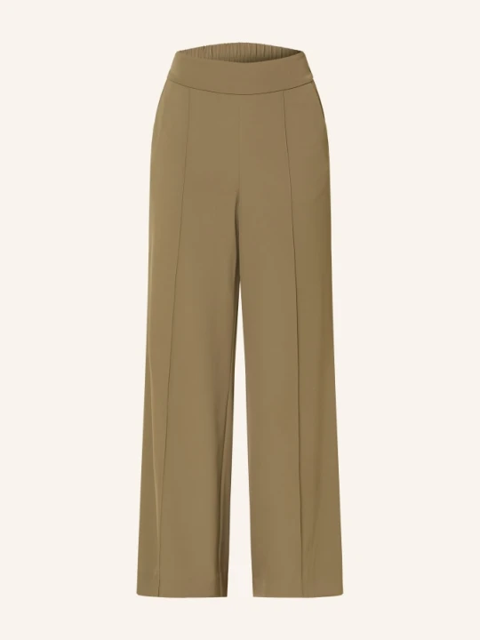 Zdjęcie produktu Comma Spodnie Z Materiału Typu Marlene gruen KHAKI