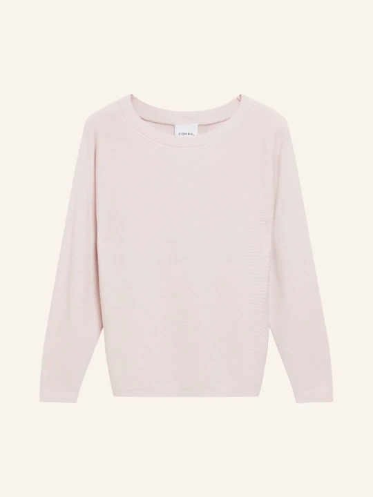 Zdjęcie produktu Comma Sweter Z Błyszczącą Przędzą rosa BLADORÓŻOWY