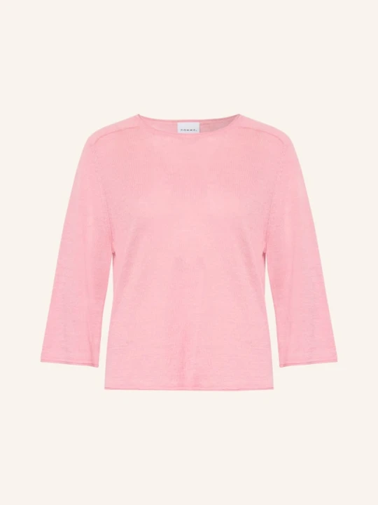 Zdjęcie produktu Comma Sweter Z Lnu Z Rękawami 3/4 pink