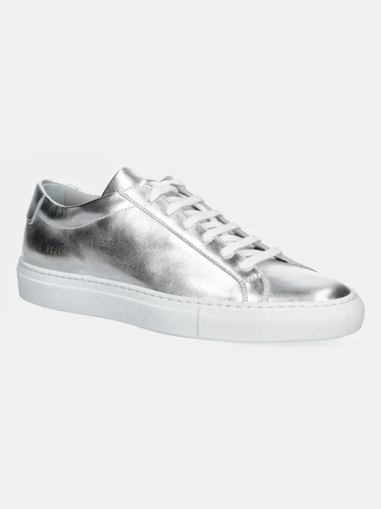 Zdjęcie produktu Common Projects sneakersy skórzane Achilles Shiny srebrny