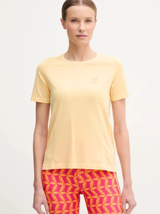 Zdjęcie produktu Compressport t-shirt do biegania Performance żółty