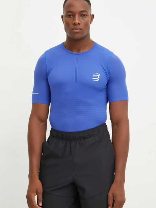 Zdjęcie produktu Compressport t-shirt do biegania Pro Racing niebieski