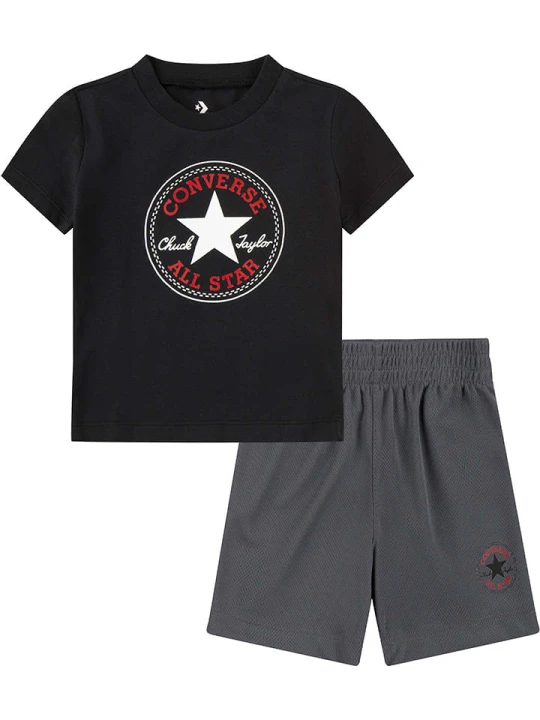 Zdjęcie produktu Converse 2-częściowy zestaw w kolorze czarno-antracytowym rozmiar: 110/116