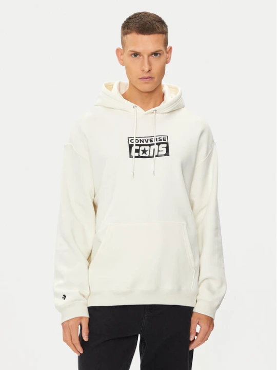 Zdjęcie produktu Converse Bluza Cons Hoodie 10026148-A10 Écru Regular Fit Kremowy