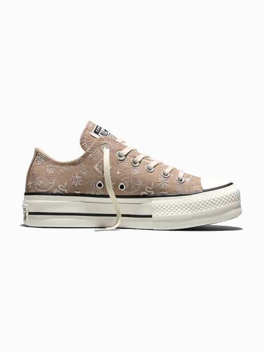 Zdjęcie produktu Converse Chuck Taylor All Star Lift OX tenisówki damskie beżowy