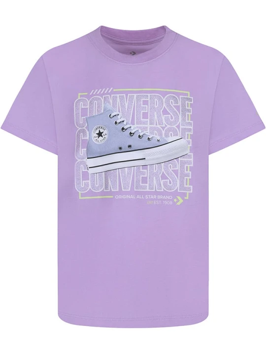 Zdjęcie produktu Converse Koszulka w kolorze fioletowym rozmiar: 140-152