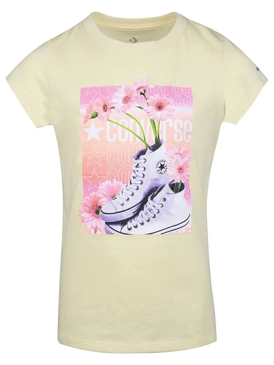 Zdjęcie produktu Converse Koszulka w kolorze kremowym rozmiar: 128-140