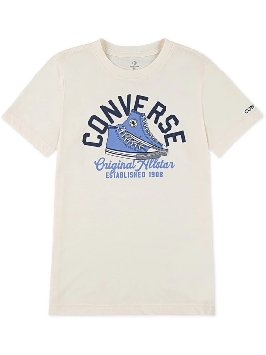 Zdjęcie produktu Converse Koszulka w kolorze kremowym rozmiar: 158-170