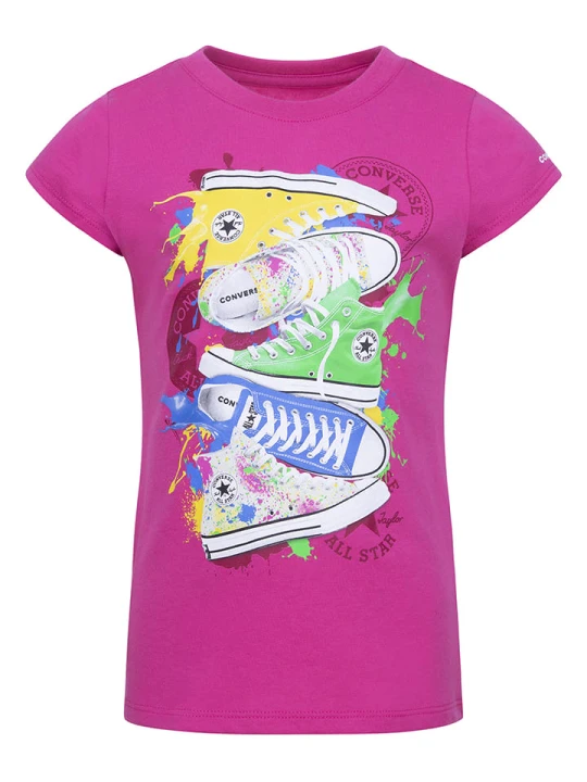 Zdjęcie produktu Converse Koszulka w kolorze różowym rozmiar: 116 / 122