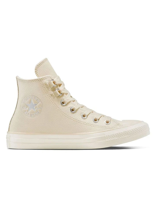 Zdjęcie produktu Converse Skórzane sneakersy "Chuck Taylor All Star Hi" w kolorze beżowym rozmiar: 38