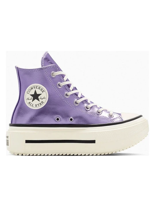 Zdjęcie produktu Converse Sneakersy "Chuck Taylor All Star Double Stack" w kolorze fioletowym rozmiar: 39