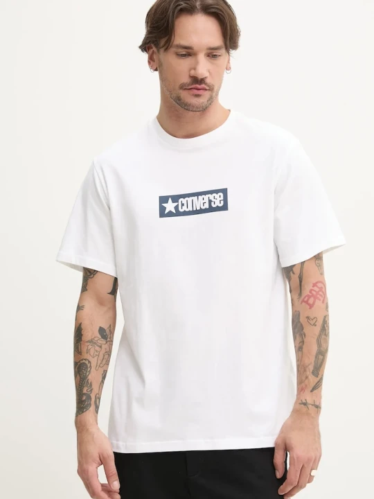 Zdjęcie produktu Converse t-shirt bawełniany biały