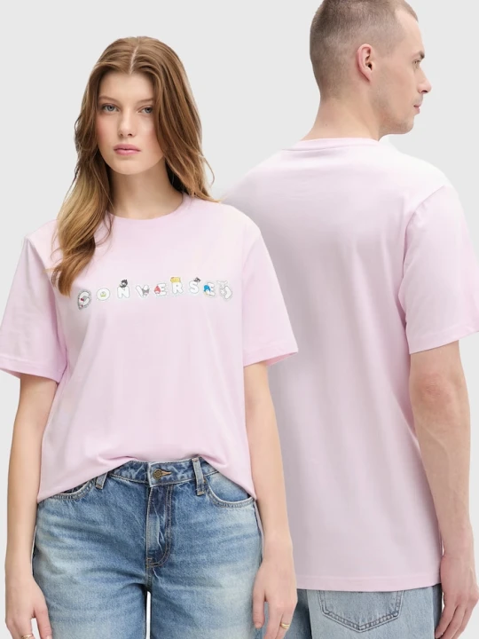 Zdjęcie produktu Converse t-shirt bawełniany x HELLO KITTY różowy