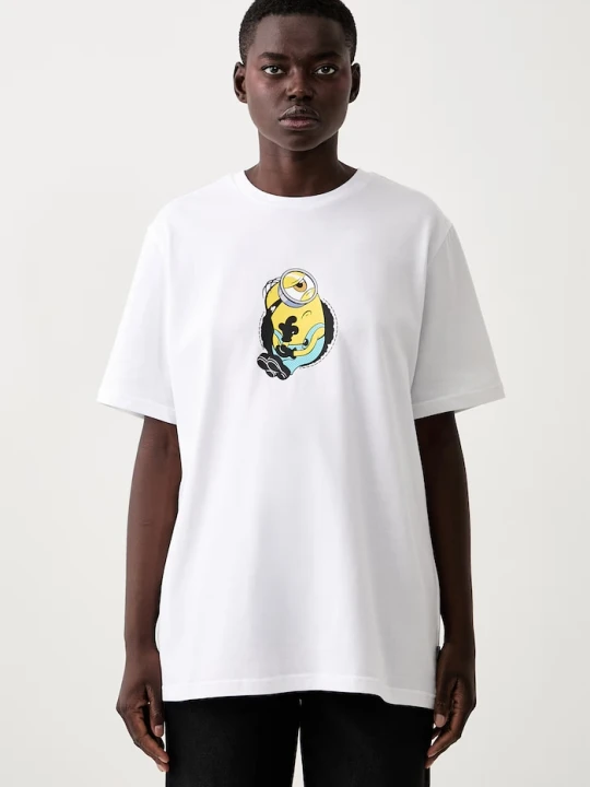 Zdjęcie produktu Converse T-shirt bawełniany x Minions & Monsters biały